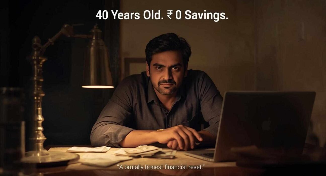 40 years old. ₹0 savings.