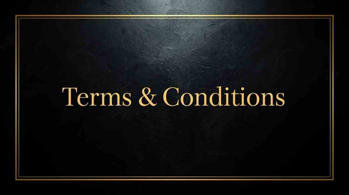 Terms & Conditions